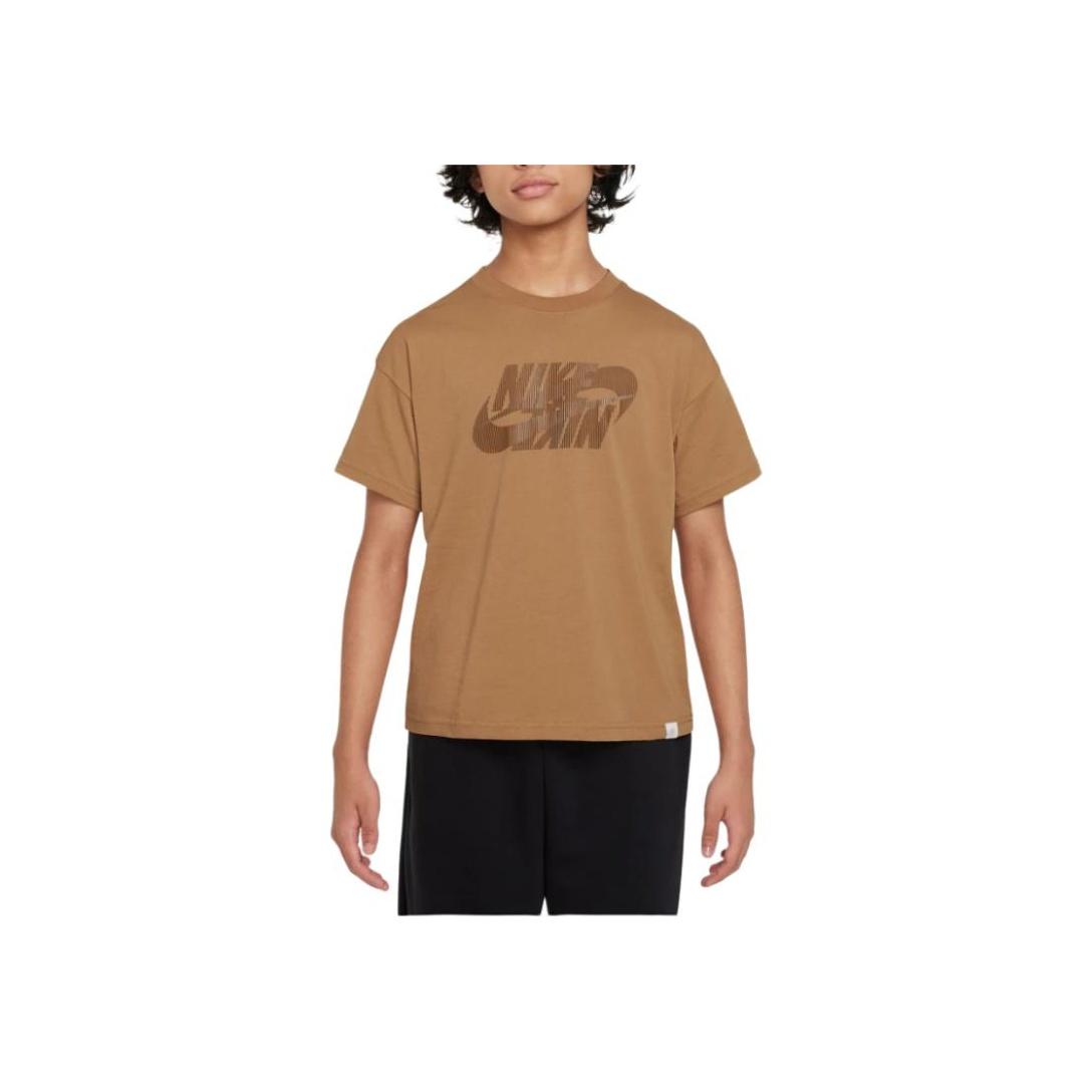 Nike Детская футболка с логотипом, круглым вырезом и коротким рукавом, детские топы, коричневая FZ5541-224 L
Nike Детская футболка с логотипом, круглым вырезом и коротким рукавом, детские топы, коричневая FZ5541-224 L