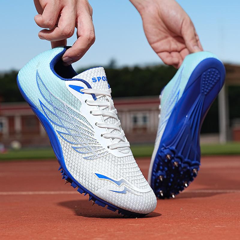 New middle and high school students sports exam sprinting track and field shoes high jump long jump running shoes medium and long running spikes 35
New middle and high school students sports exam sprinting track and field shoes high jump long jump running shoes medium and long running spikes 35