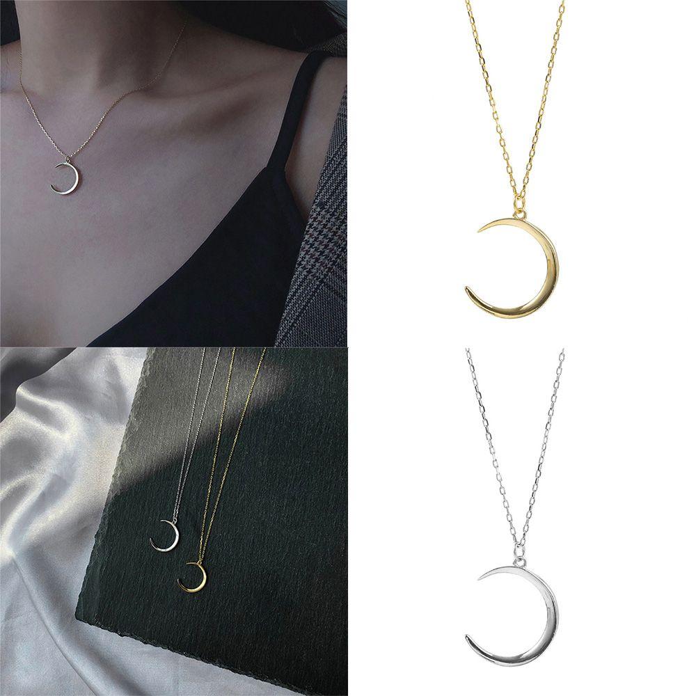 Temperament Jewelry Fashion Accessories Clavicle Sweater Chain Silver Plated Moon Pendant Necklace
Temperament Jewelry Fashion Accessories Clavicle Sweater Chain Silver Plated Moon Pendant Necklace