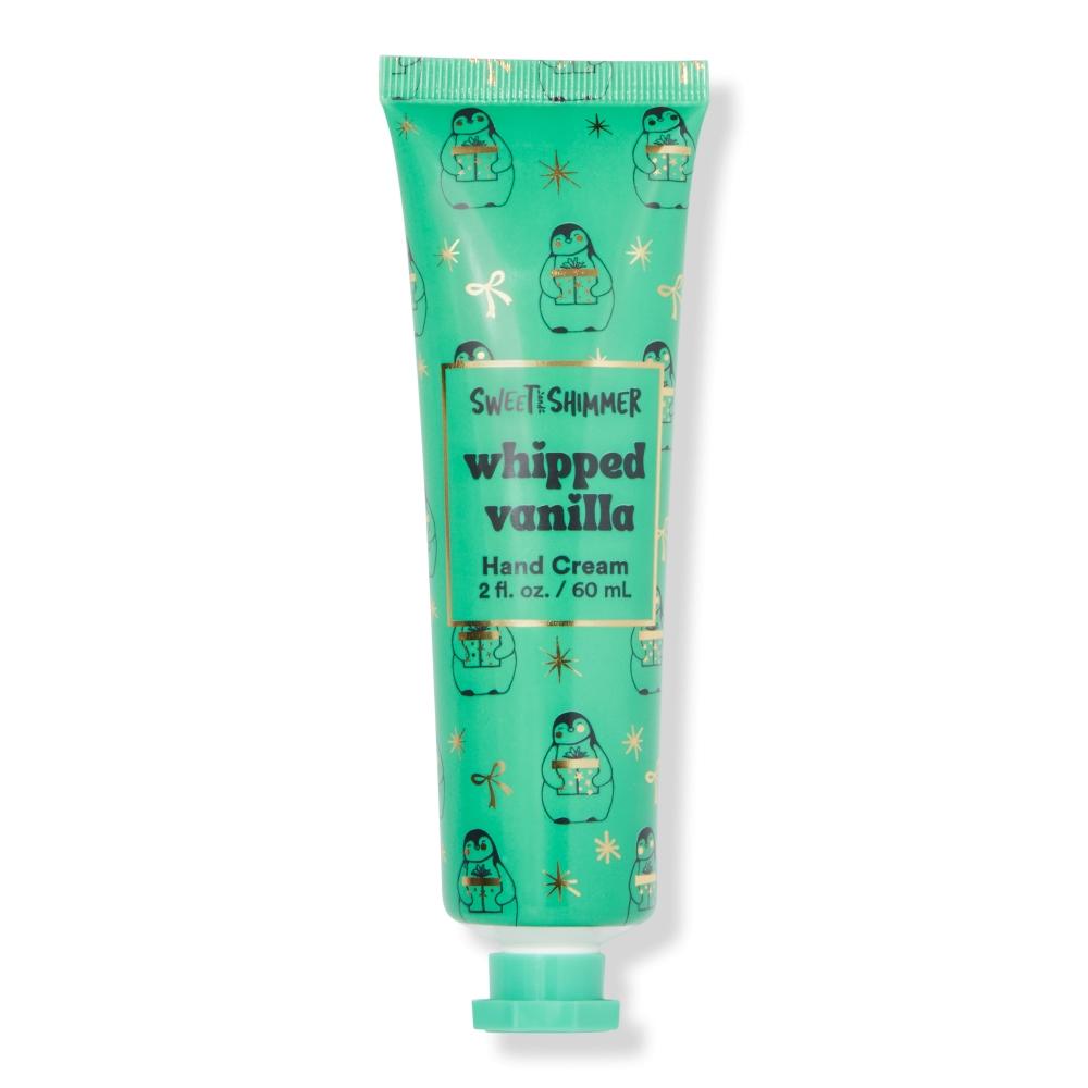 Sweet Shimmer Whipped Vanilla Hand Cream 2.0 Oz
Sweet Shimmer Whipped Vanilla Hand Cream 2.0 Oz
