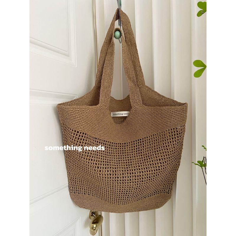 Zheng Baiwan 2025 New Straw Bag Women Holiday Style Woven Bag Production Shoulder Bag All-Match Large Capacity Handbag Shallow coffee
Zheng Baiwan 2025 New Straw Bag Women Holiday Style Woven Bag Production Shoulder Bag All-Match Large Capacity Handbag Shallow coffee