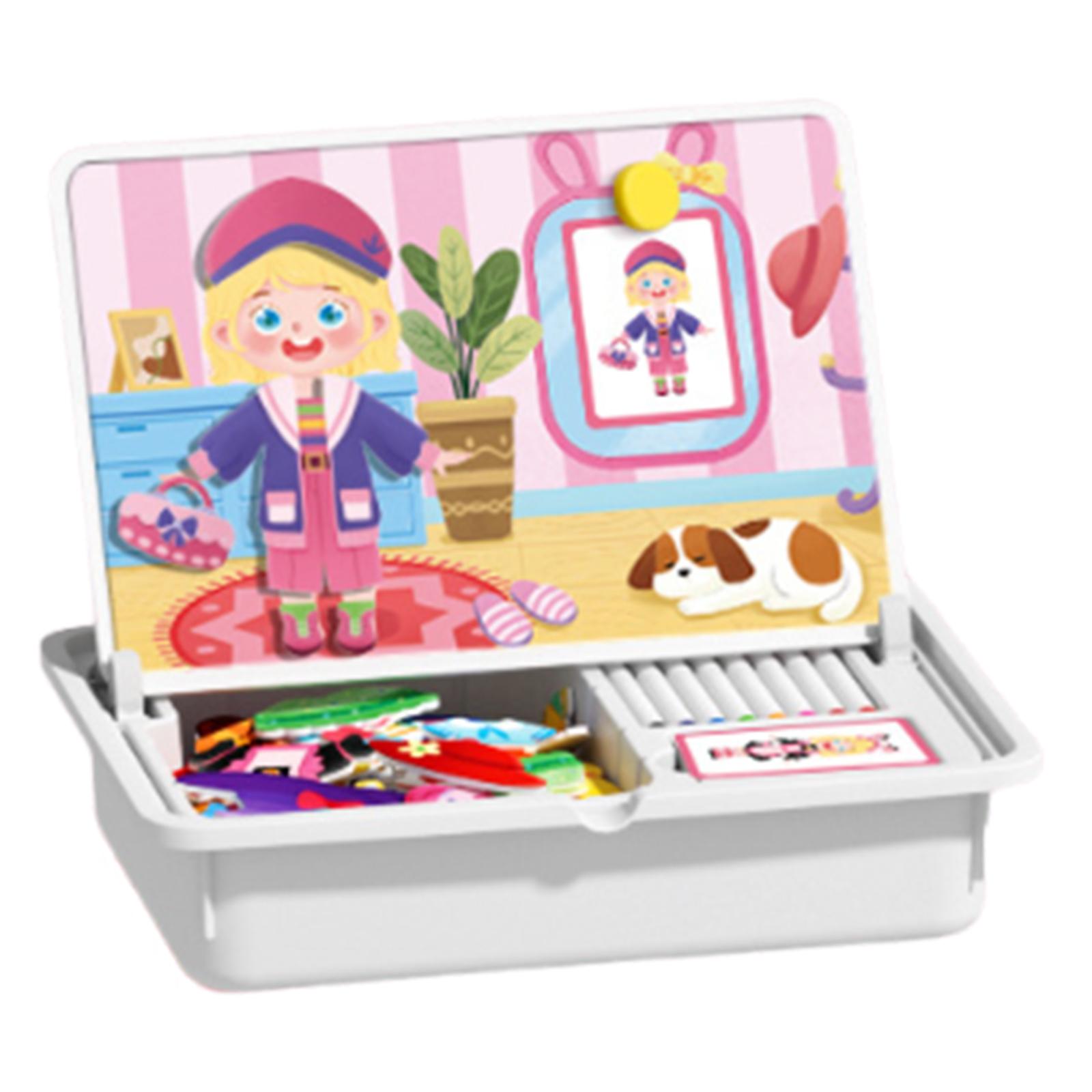 Magnetic Educational Facial Expression Learning Puzzle with Storage Box Funny Face Travel Play Set for Ages 3 and Up
Magnetic Educational Facial Expression Learning Puzzle with Storage Box Funny Face Travel Play Set for Ages 3 and Up