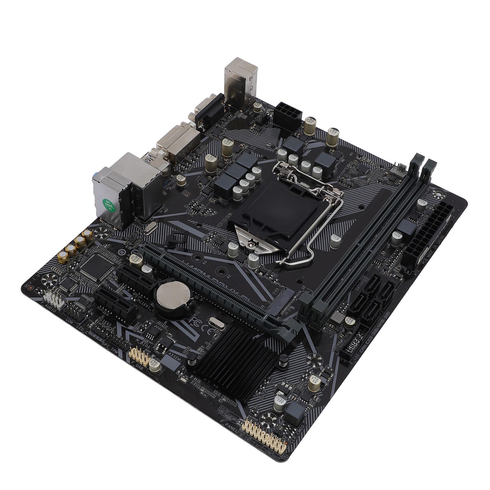 Материнська плата M ATX 2 слоти DDR4 DIMM 4 порти Serial ATA III Підтримка материнською платою LGA 1200 2-канальна
Материнська плата M ATX 2 слоти DDR4 DIMM 4 порти Serial ATA III Підтримка материнською платою LGA 1200 2-канальна