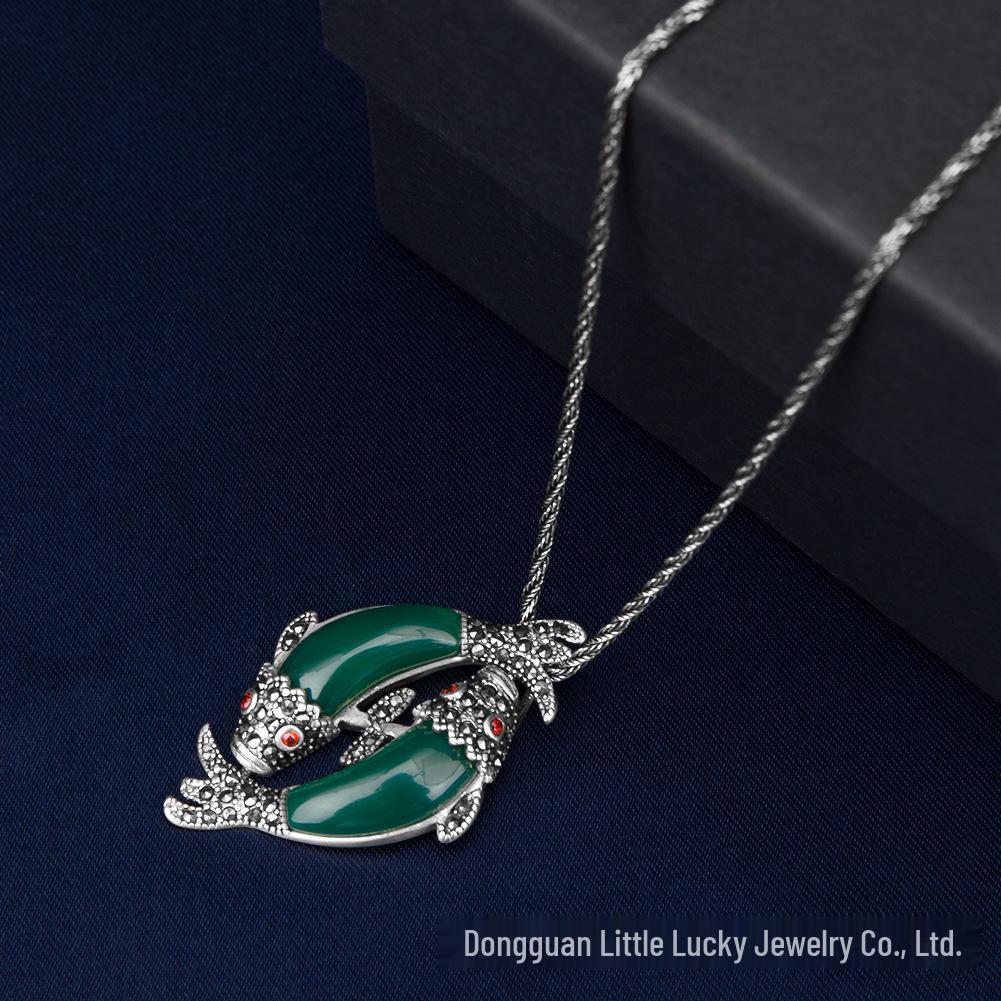 Jade Angel Ethnic Necklace: Thai Silver with Synthetic Agate, Cat s Eye, Moonstone & S925 Sterling Silver Pendant S925 Silver
Jade Angel Ethnic Necklace: Thai Silver with Synthetic Agate, Cat s Eye, Moonstone & S925 Sterling Silver Pendant S925 Silver