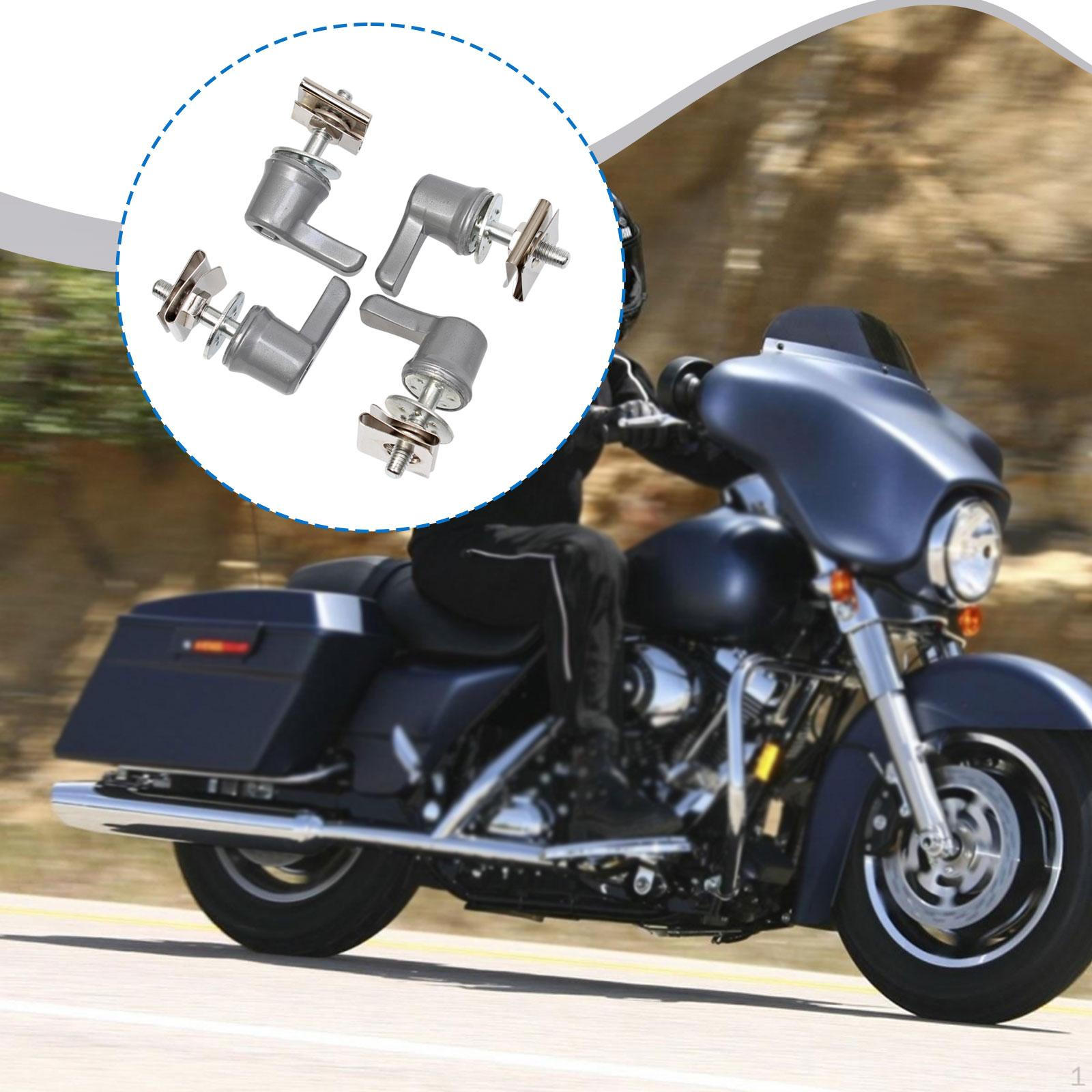 4 Motorcycle Saddlebag Security Screws. Heavy-duty Internal Mounting Bolts for Models. сірий
4 Motorcycle Saddlebag Security Screws. Heavy-duty Internal Mounting Bolts for Models. сірий