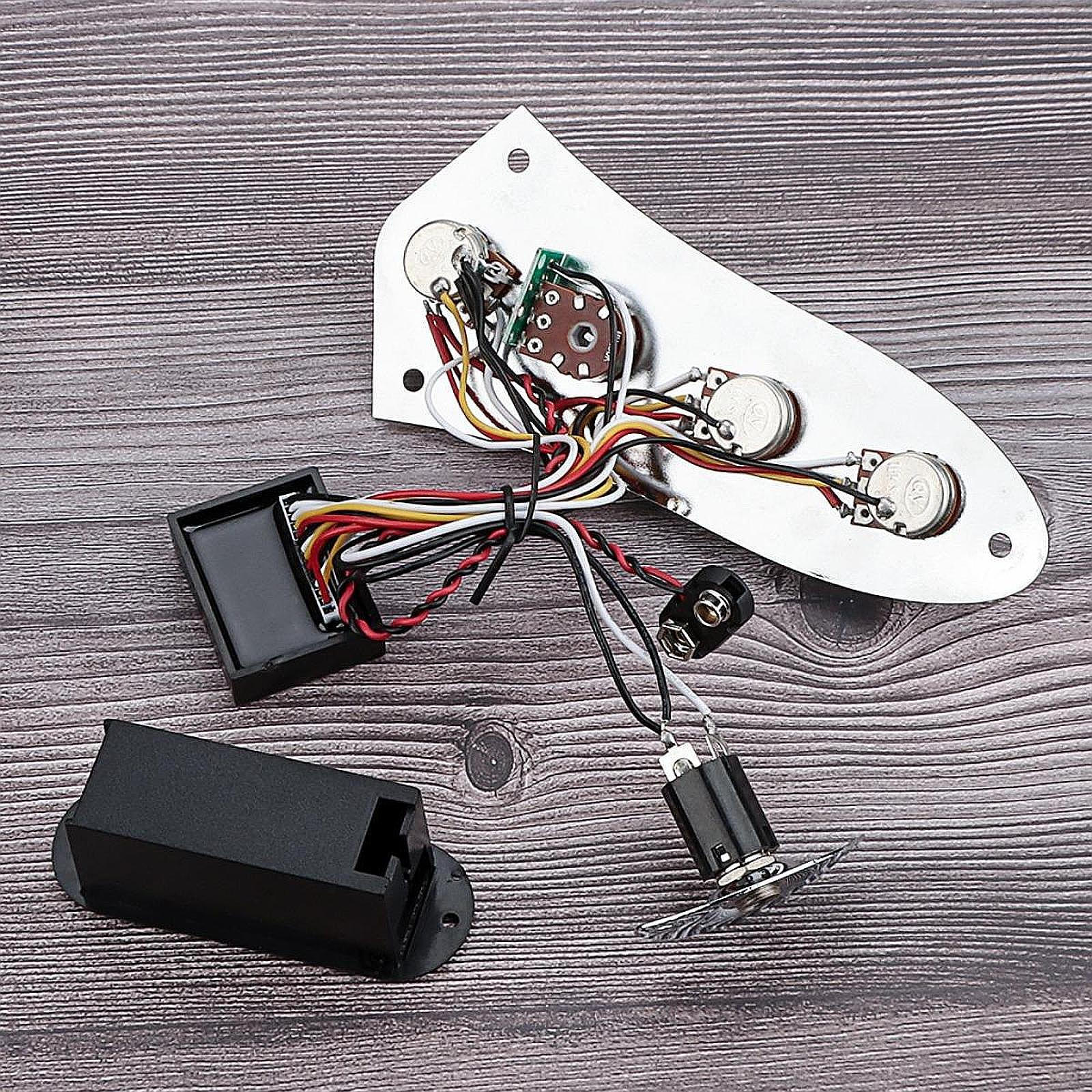 Бас-гитара Панель управления Замена деталей Простая установка Громкость тона Предусилитель Проводка серебряный
Бас-гитара Панель управления Замена деталей Простая установка Громкость тона Предусилитель Проводка серебряный