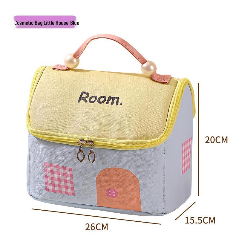 Dopamine Makeup Bag: Large Capacity Portable PU Handbag for Toiletries синий
Dopamine Makeup Bag: Large Capacity Portable PU Handbag for Toiletries синий