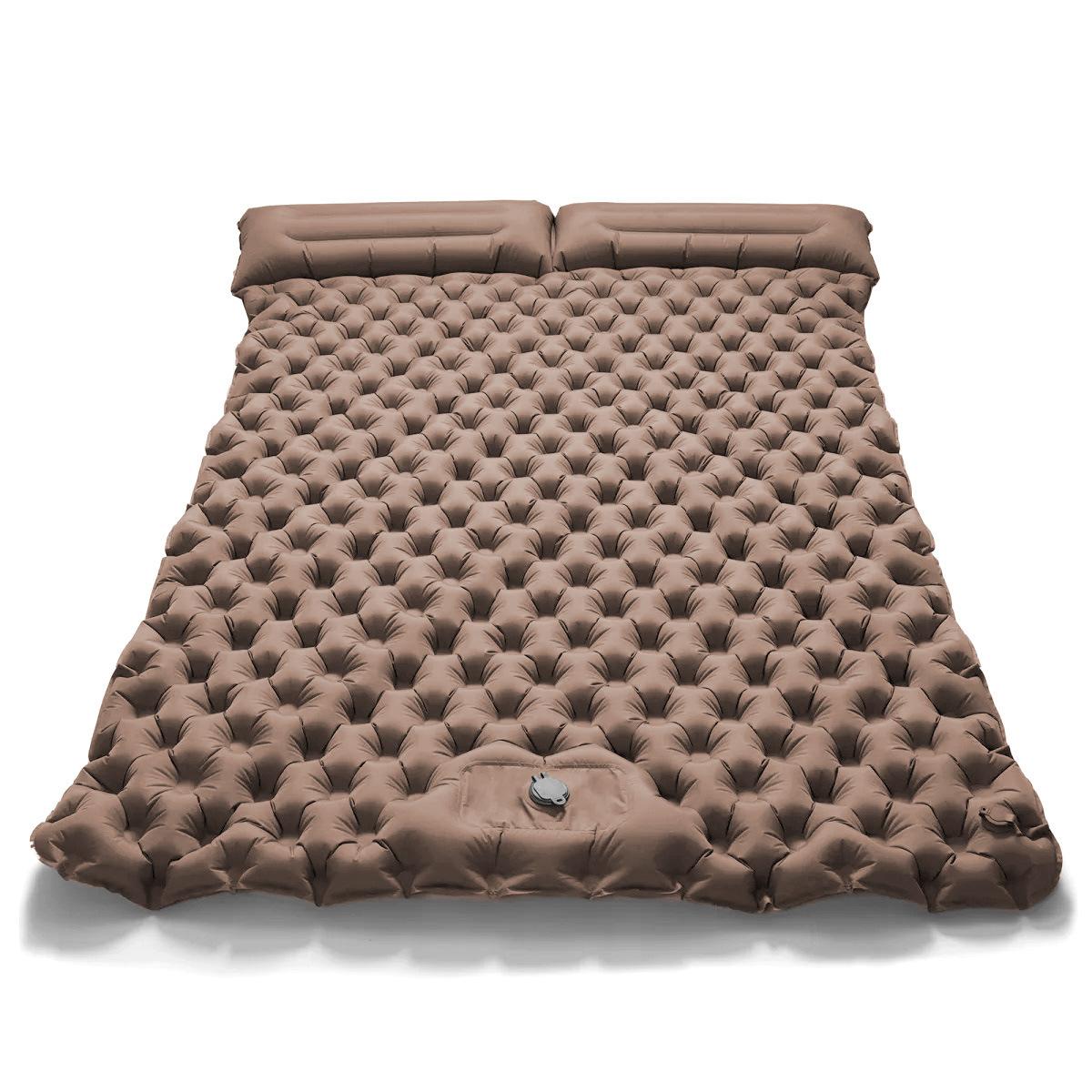Outdoor Double Sleeping Pad Camping Inflatable Mattress 2 People Beach Folding Air Bed for Travel Hiking Camping Tent Mattress темного кольору хакі
Outdoor Double Sleeping Pad Camping Inflatable Mattress 2 People Beach Folding Air Bed for Travel Hiking Camping Tent Mattress темного кольору хакі