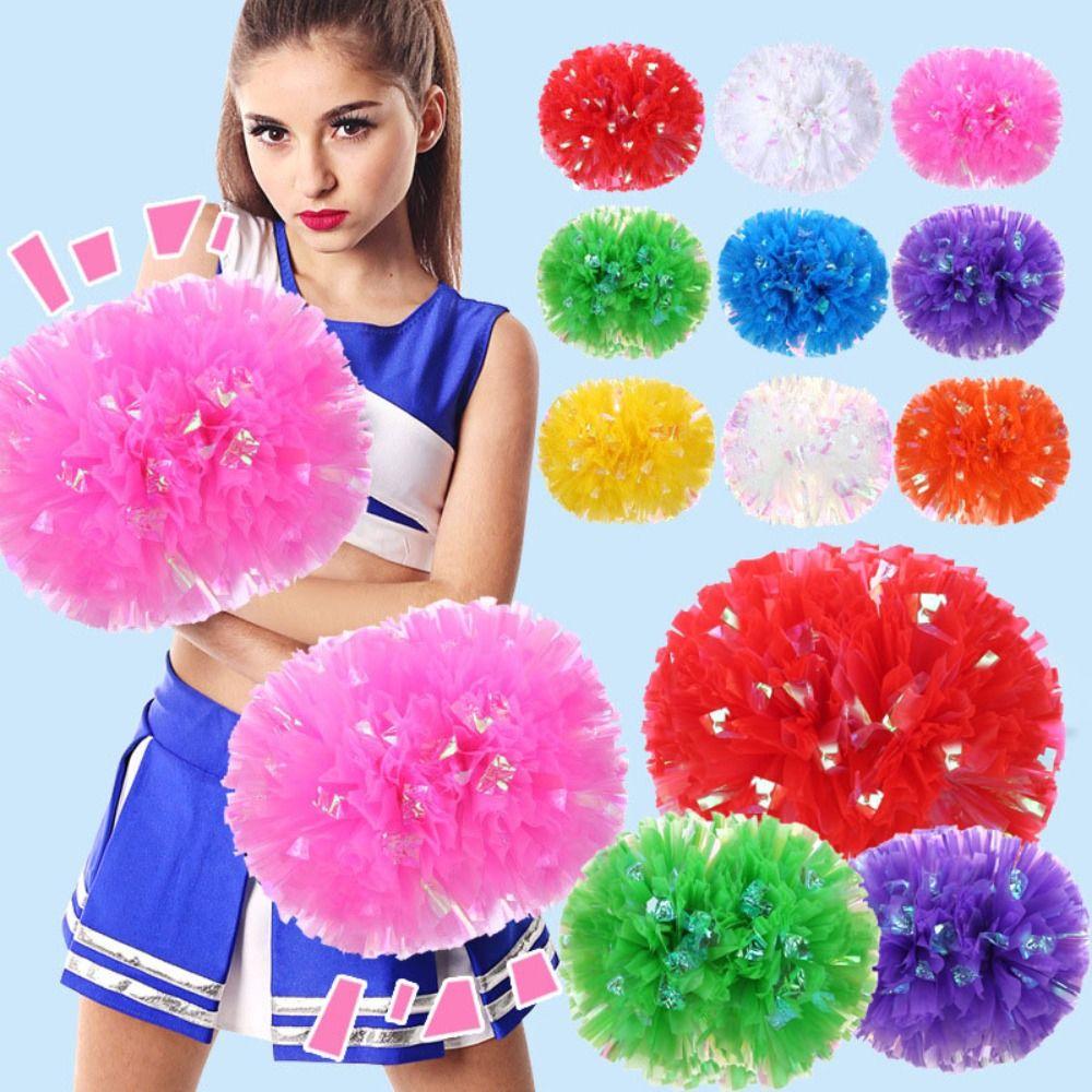 25cm Game Pompoms 9 Colors Cheerleading Cheering Cheap Practical Pompoms Sports Cheerleading
25cm Game Pompoms 9 Colors Cheerleading Cheering Cheap Practical Pompoms Sports Cheerleading
