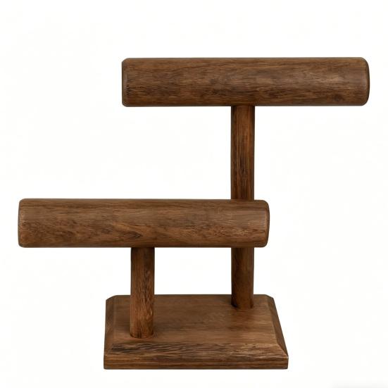 Jewelry Rack Solid Wood Jewelry Holder with Double-Layer T-Shaped Design Display Stand for Necklaces Bracelets Watches цвет старого дерева
Jewelry Rack Solid Wood Jewelry Holder with Double-Layer T-Shaped Design Display Stand for Necklaces Bracelets Watches цвет старого дерева