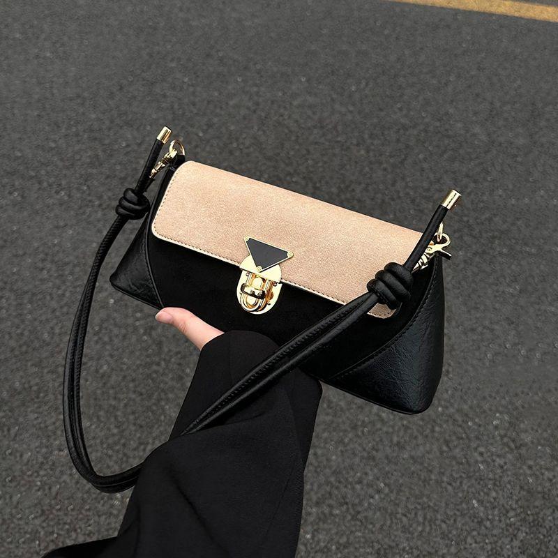 Bag Women s Black Autumn and Winter Niche Style Shoulder Baguette Black
Bag Women s Black Autumn and Winter Niche Style Shoulder Baguette Black
