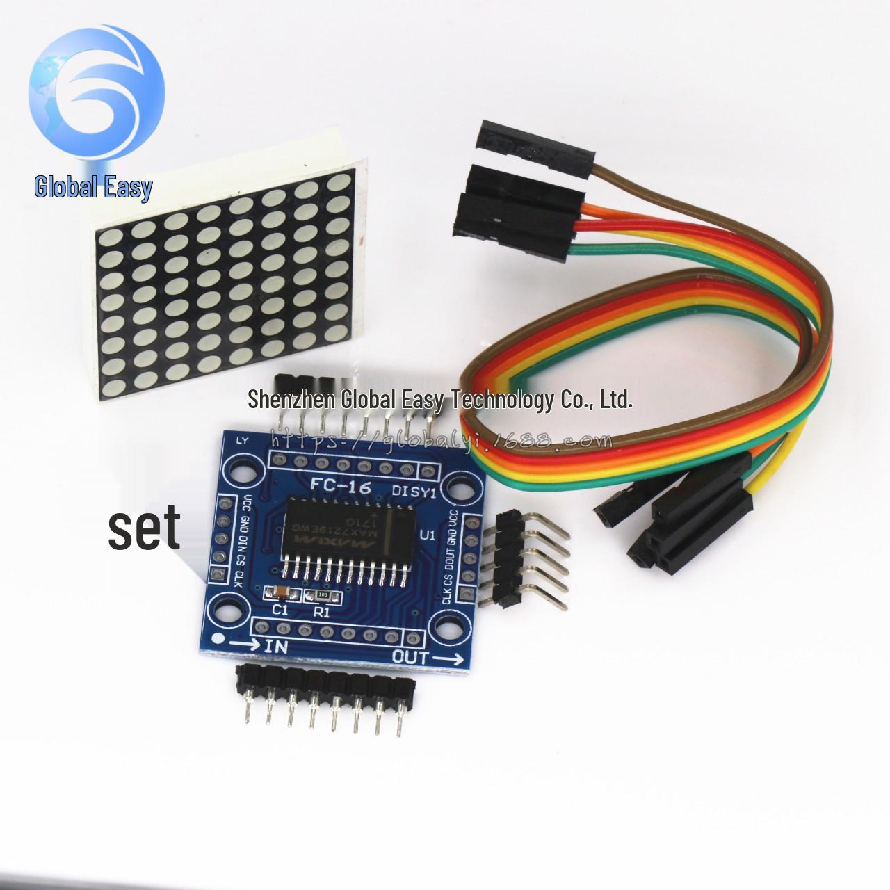 8x8 LED Matrix Module MAX7219 DIY Microcontroller Control Kit
8x8 LED Matrix Module MAX7219 DIY Microcontroller Control Kit