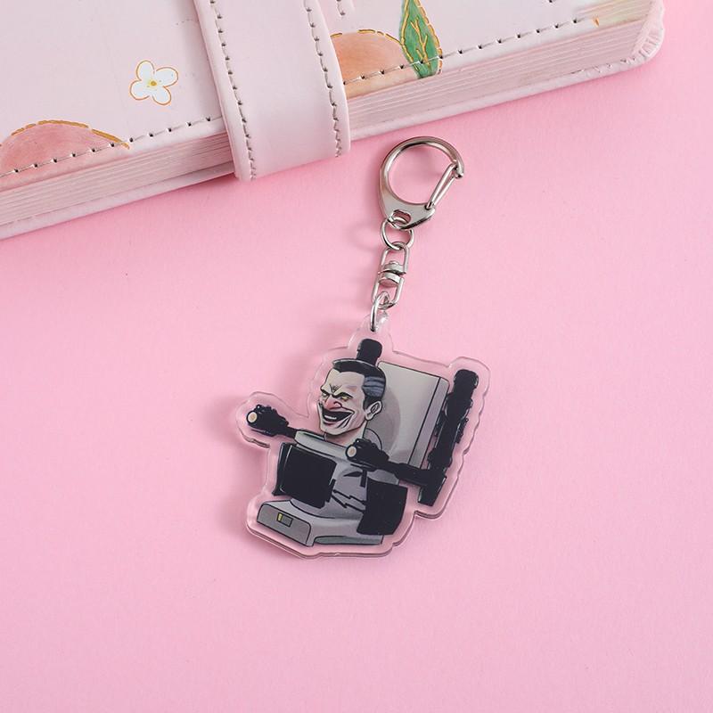 1/10Pcs Cartoon Skibidi Toilet Acrylic Car Keychain Cute Backpack Pendant Funny Bag Charms Accessories Decoration Holiday Gifts 5cm
1/10Pcs Cartoon Skibidi Toilet Acrylic Car Keychain Cute Backpack Pendant Funny Bag Charms Accessories Decoration Holiday Gifts 5cm