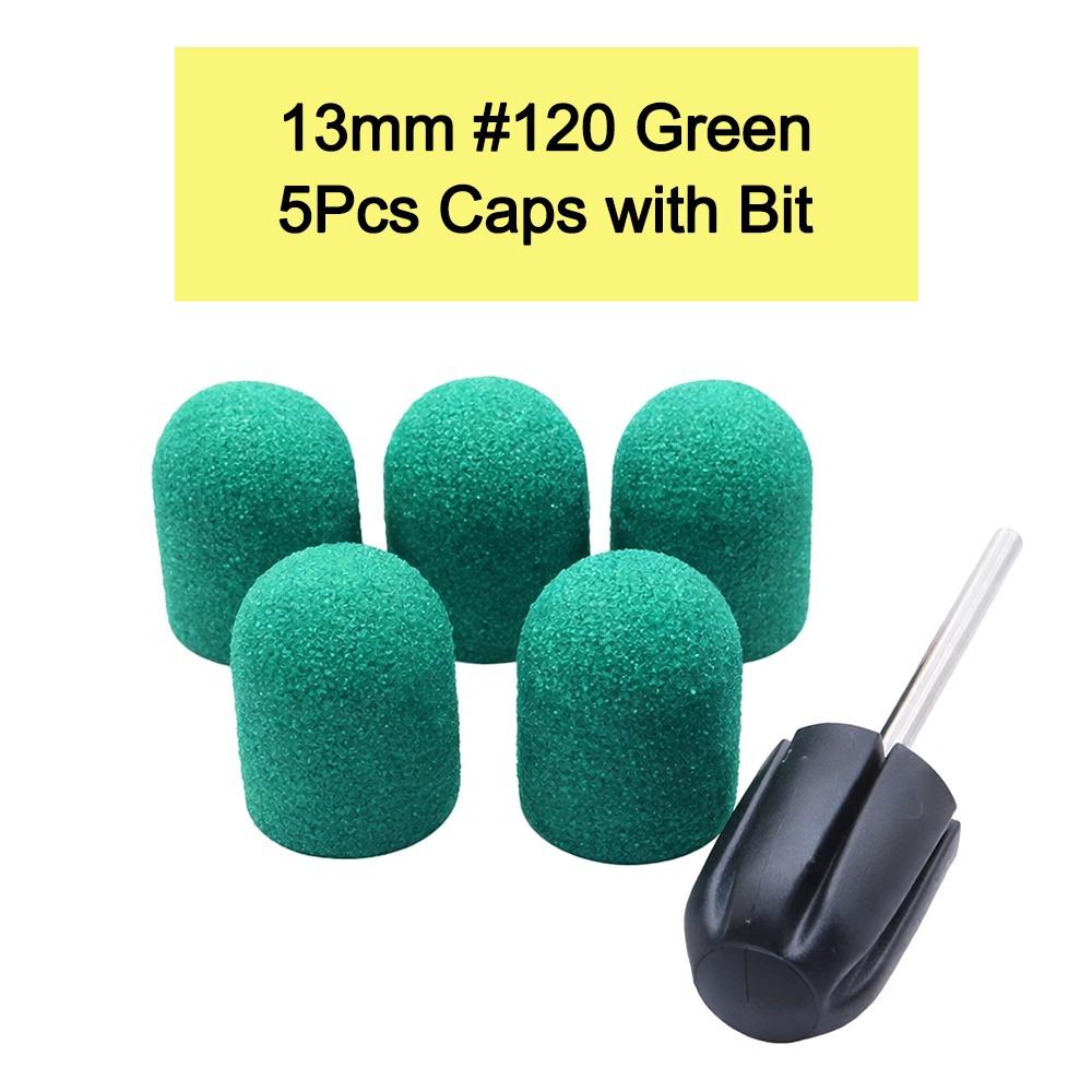 5Pcs Set Orange White Nail Drill Bits 13mm Size Sanding Caps Nail Polisher Pedicure Treatment Green-120Grit
5Pcs Set Orange White Nail Drill Bits 13mm Size Sanding Caps Nail Polisher Pedicure Treatment Green-120Grit