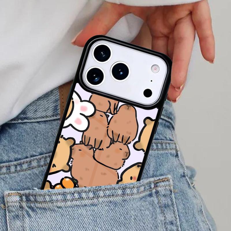 Cute Capybara Funny Phone Case for iPhone 16e 15 14 13 12 17 Pro Max Plus Air 17pro Cover Coque iPhone 15 Pro Max
Cute Capybara Funny Phone Case for iPhone 16e 15 14 13 12 17 Pro Max Plus Air 17pro Cover Coque iPhone 15 Pro Max