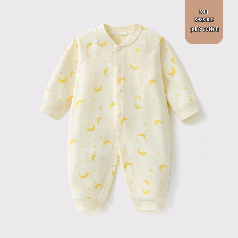 Unisex Pure Cotton Baby Bodysuit, Easy Front Opening, All-Season Newborn Jumpsuit 80cm (8.5-10kg)
Unisex Pure Cotton Baby Bodysuit, Easy Front Opening, All-Season Newborn Jumpsuit 80cm (8.5-10kg)