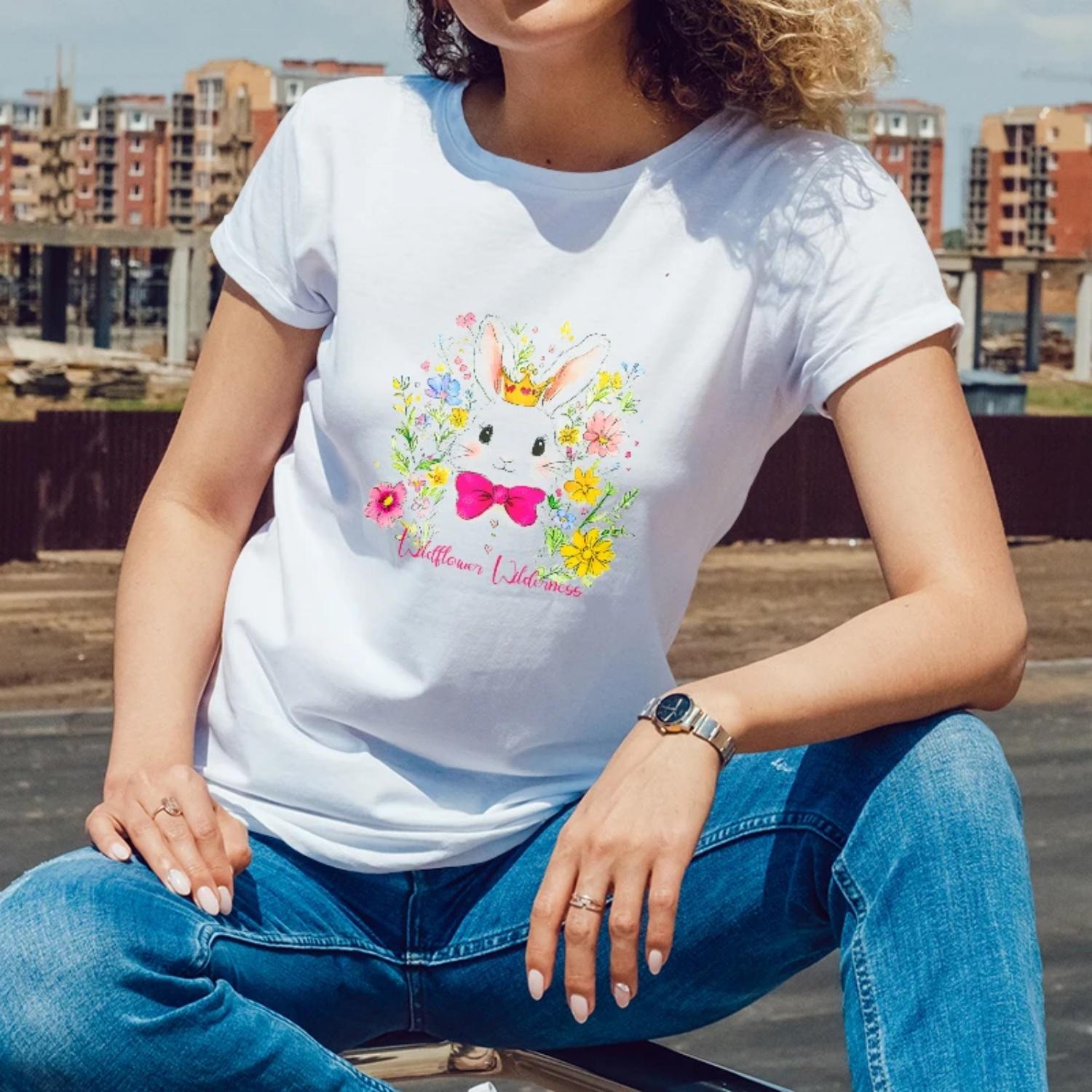 SummerWomensShortSleeve CottonTShirt WildernessBunny Print for Outdoor Summer Hikes YoungWomenwithaNature lovingAdorable Style XXXXXL
SummerWomensShortSleeve CottonTShirt WildernessBunny Print for Outdoor Summer Hikes YoungWomenwithaNature lovingAdorable Style XXXXXL