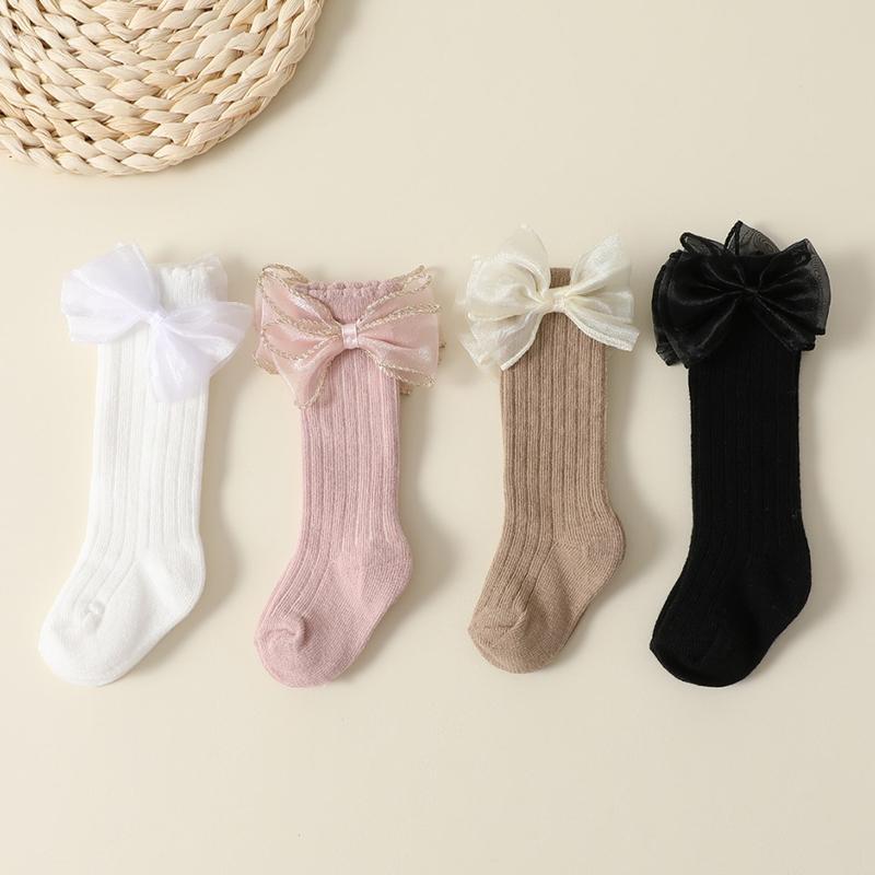 4 Pairs a Lot MILANCEL New Autumn Baby Girls Socks 0-2Y Infant Bow Solid Color Mid-tube Socks Baby Accessories 6-12M
4 Pairs a Lot MILANCEL New Autumn Baby Girls Socks 0-2Y Infant Bow Solid Color Mid-tube Socks Baby Accessories 6-12M