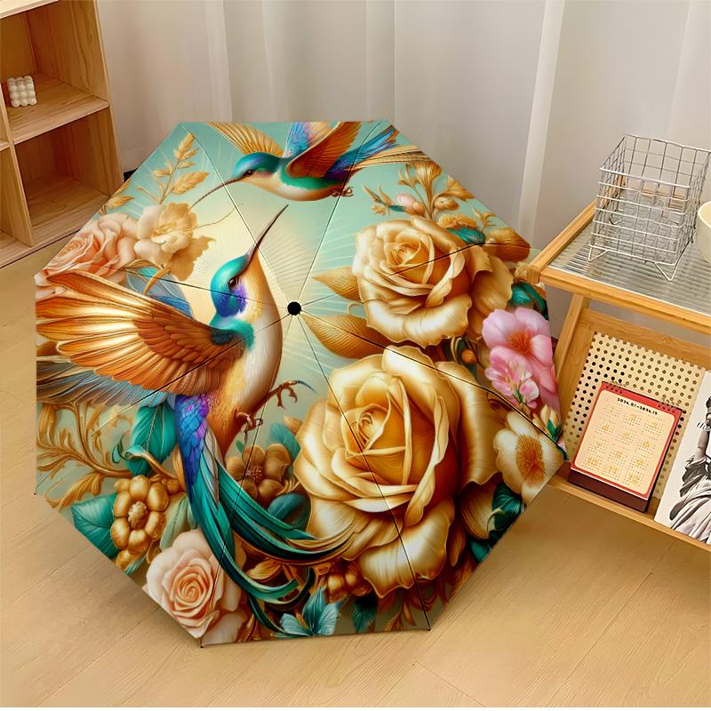 Futuristic Bird Mandala Printed umbrella windproof folding umbrella portable sun and rain umbrella suitable for gifting
Futuristic Bird Mandala Printed umbrella windproof folding umbrella portable sun and rain umbrella suitable for gifting