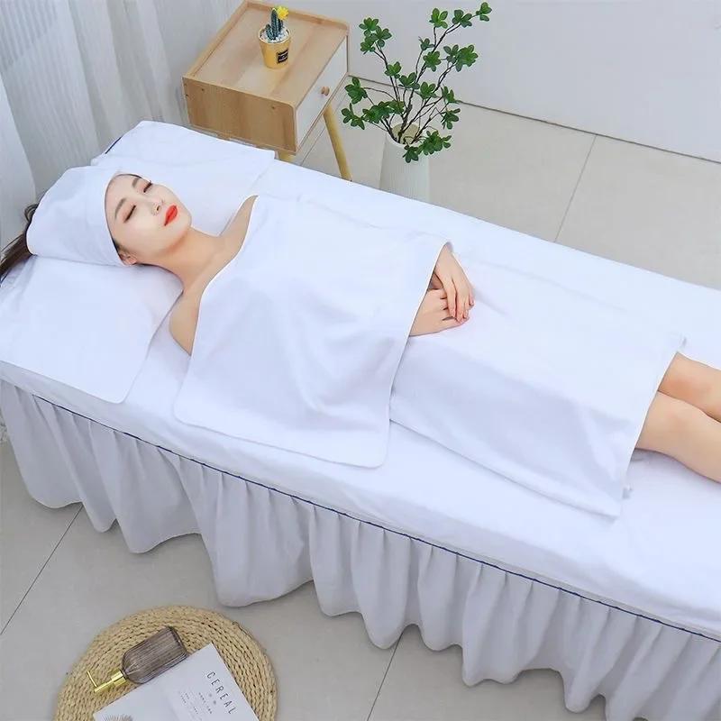 SPA Dedicated Towel Bed Towel Thickened Beauty Salon Customized Logo Set Bath Hair towels Five piece set білий
SPA Dedicated Towel Bed Towel Thickened Beauty Salon Customized Logo Set Bath Hair towels Five piece set білий
