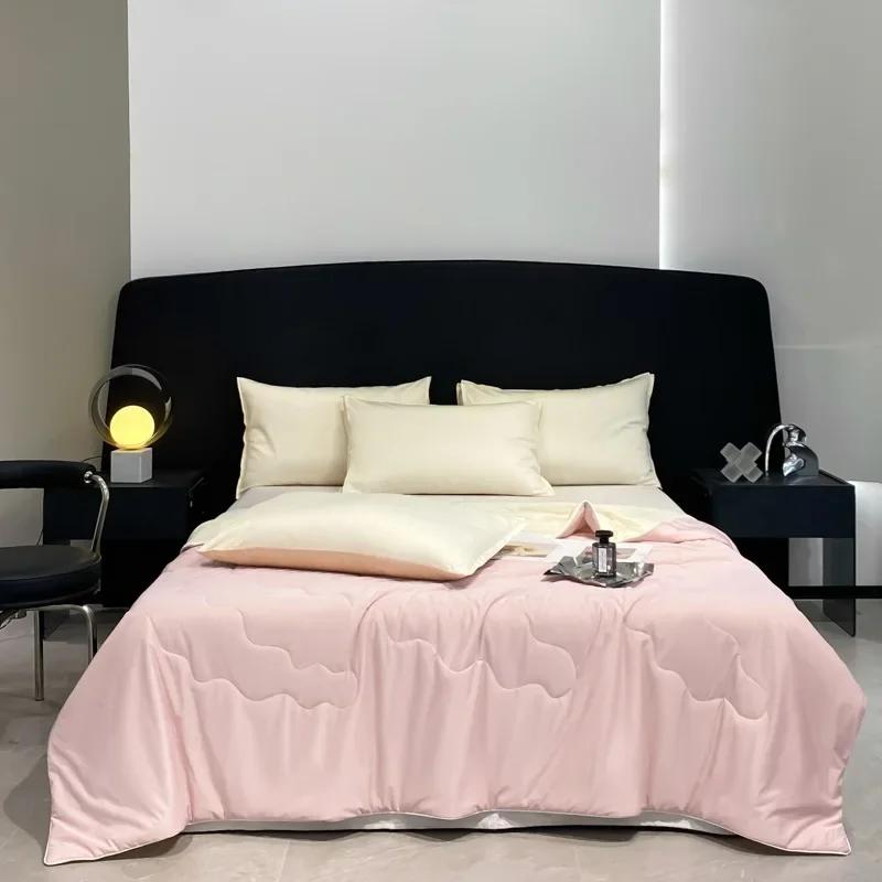 Class A Cool Silk Thin Blanket Ice Cream Summer Quilt Single Machine Washable Air Conditioning Cover 150x200
Class A Cool Silk Thin Blanket Ice Cream Summer Quilt Single Machine Washable Air Conditioning Cover 150x200