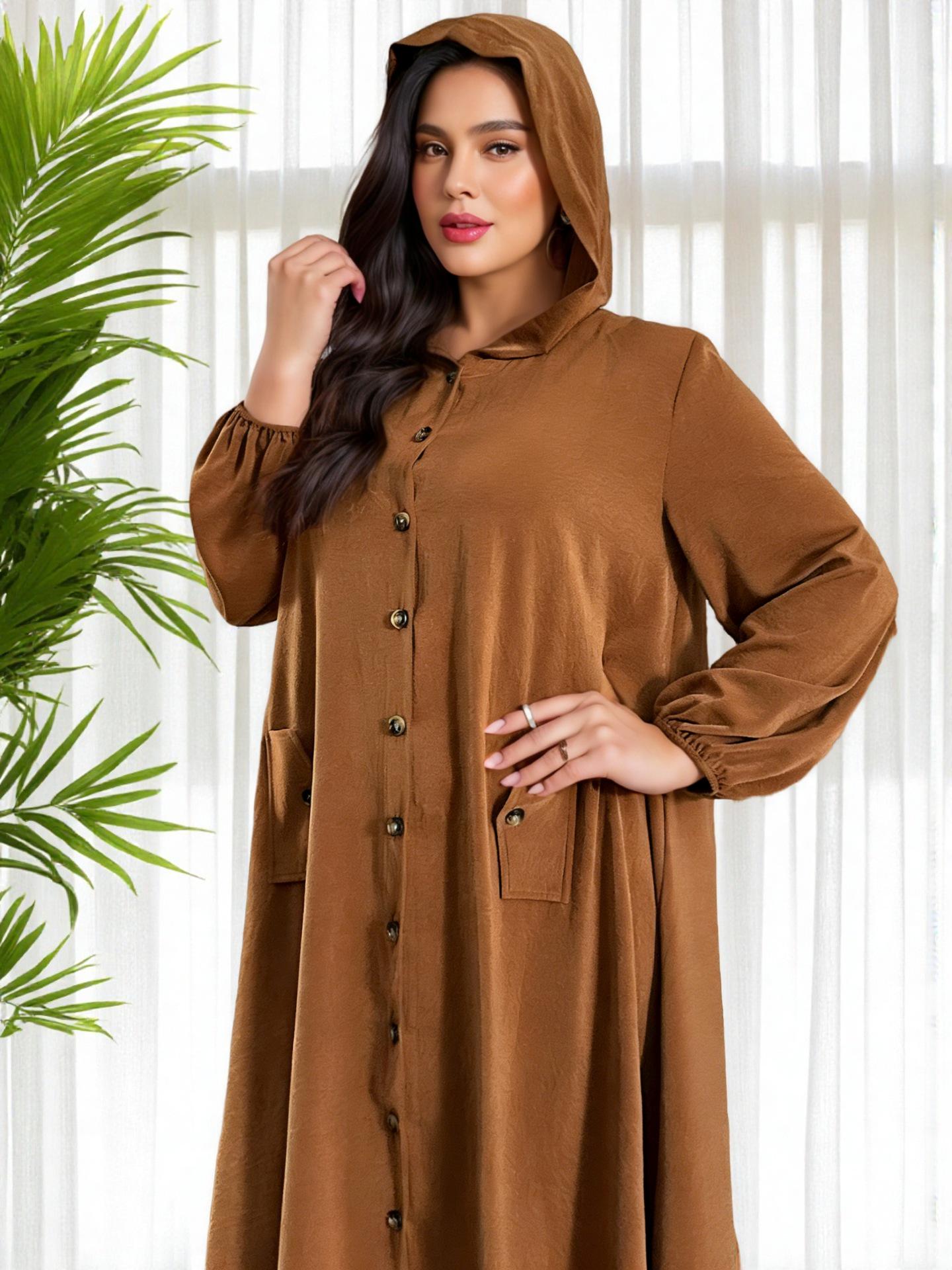 Plus Size Women s Hooded Long Sleeve Two-Piece Set with Wide-Leg Pants XL ржавчина коричневого
Plus Size Women s Hooded Long Sleeve Two-Piece Set with Wide-Leg Pants XL ржавчина коричневого