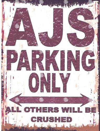 Ajs motorcycle parking metal wall sign 8x10in garage workshop outdoor plaque tinAluminum 20x30cm(7.8x11.8inch)
Ajs motorcycle parking metal wall sign 8x10in garage workshop outdoor plaque tinAluminum 20x30cm(7.8x11.8inch)
