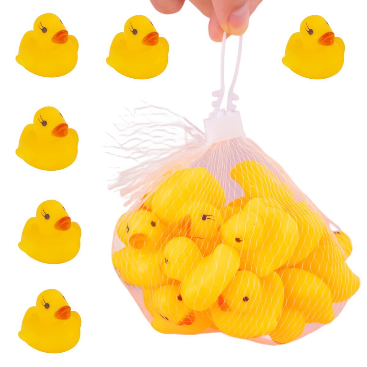 HannaFires 20-Piece Soft Rubber Ducks with Long Eyelashes - Soothing Squeeze Stress Relief Toys, Easy-to-Swim Water Play, Perfect for Summer and Pool
HannaFires 20-Piece Soft Rubber Ducks with Long Eyelashes - Soothing Squeeze Stress Relief Toys, Easy-to-Swim Water Play, Perfect for Summer and Pool