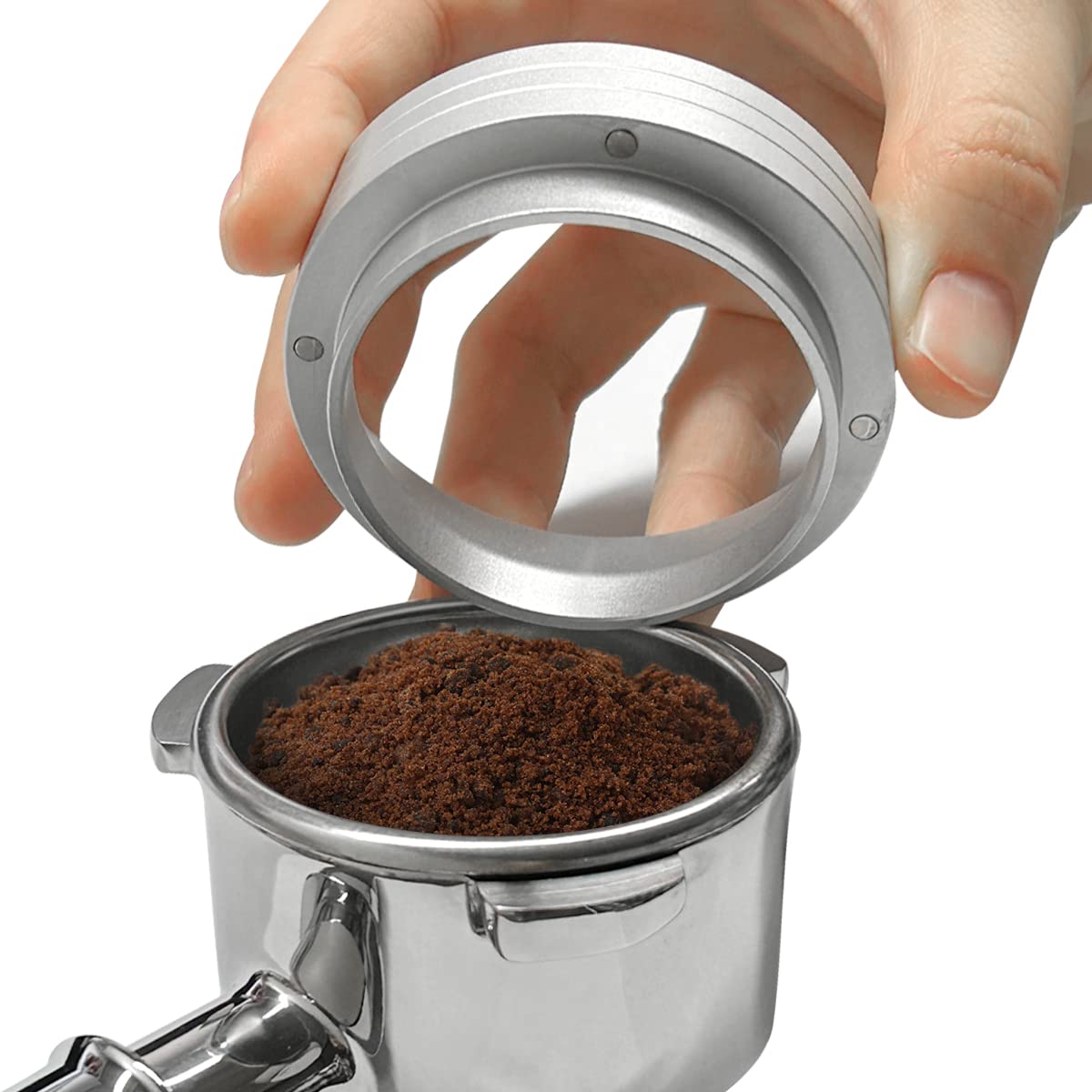 Coffee Dosing Ring 51mm Espresso Dosing Ring Dosing Funnel Coffee Powder Prevention Magnetic Coffee Powder Ring
Coffee Dosing Ring 51mm Espresso Dosing Ring Dosing Funnel Coffee Powder Prevention Magnetic Coffee Powder Ring