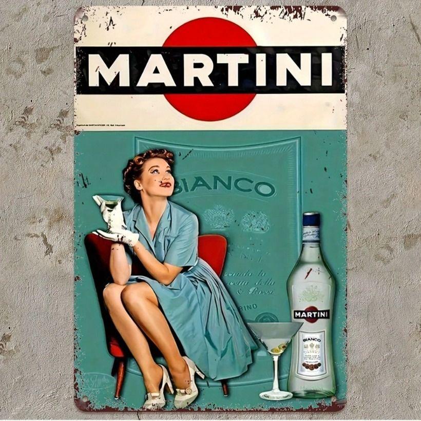 Vintage Metal Poster Martini Advertising 8x12 Inch Wall Decor for Home Bar
Vintage Metal Poster Martini Advertising 8x12 Inch Wall Decor for Home Bar