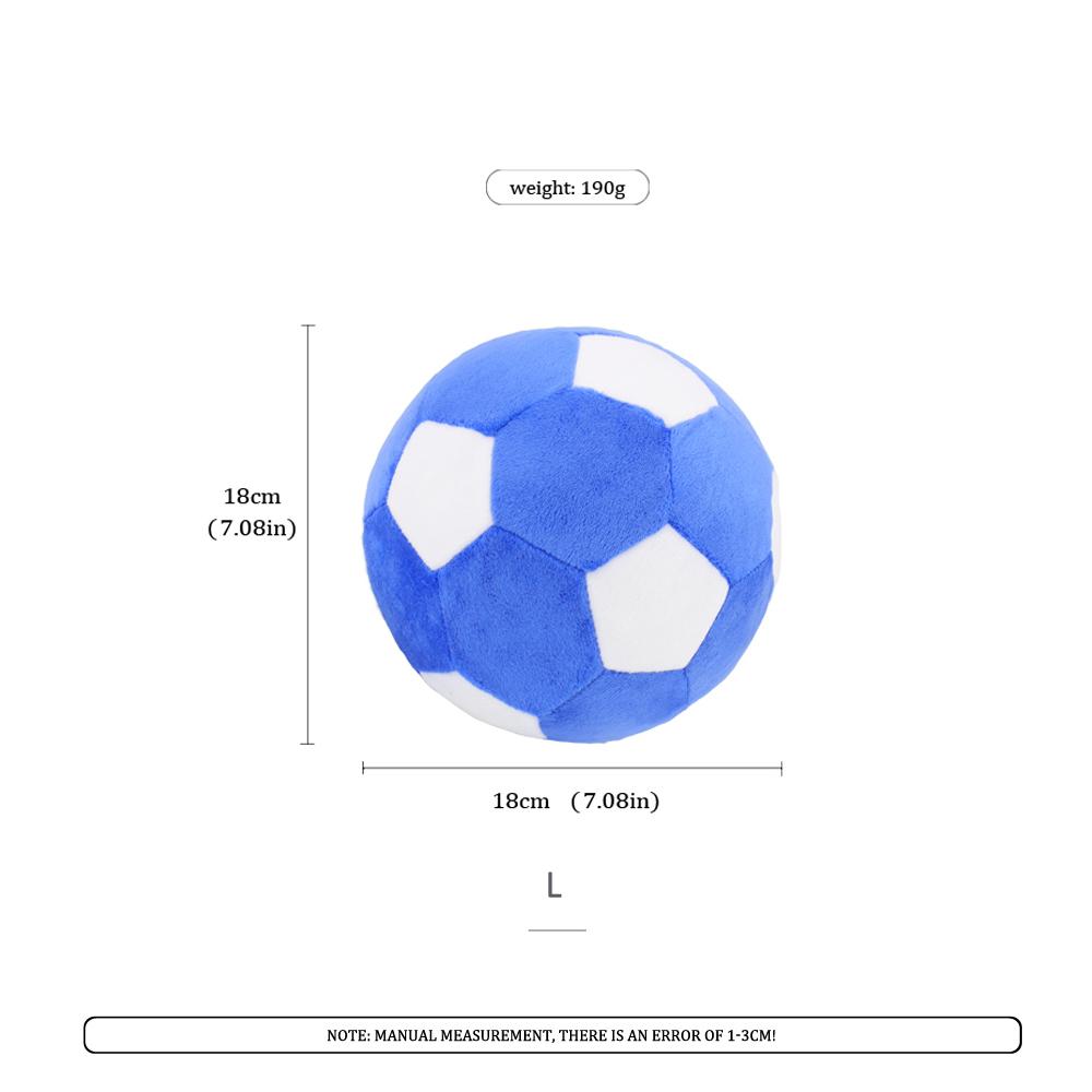 S/L Football Dog Toy Puppy Sound Chew Bite Big Ball Plush Pet Squeak Toy For Small Large Dogs Training
S/L Football Dog Toy Puppy Sound Chew Bite Big Ball Plush Pet Squeak Toy For Small Large Dogs Training