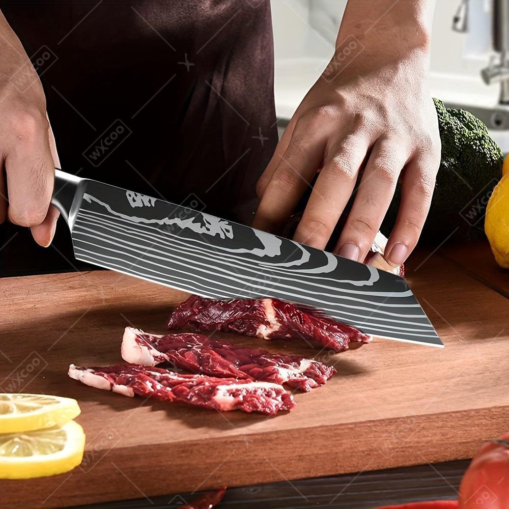 2Pcs Knife Set Professional Stainless Steel Japanese Chef Kitchen Knives Ergonomic Wood Handle Cooking Gift for Dad Mom
2Pcs Knife Set Professional Stainless Steel Japanese Chef Kitchen Knives Ergonomic Wood Handle Cooking Gift for Dad Mom