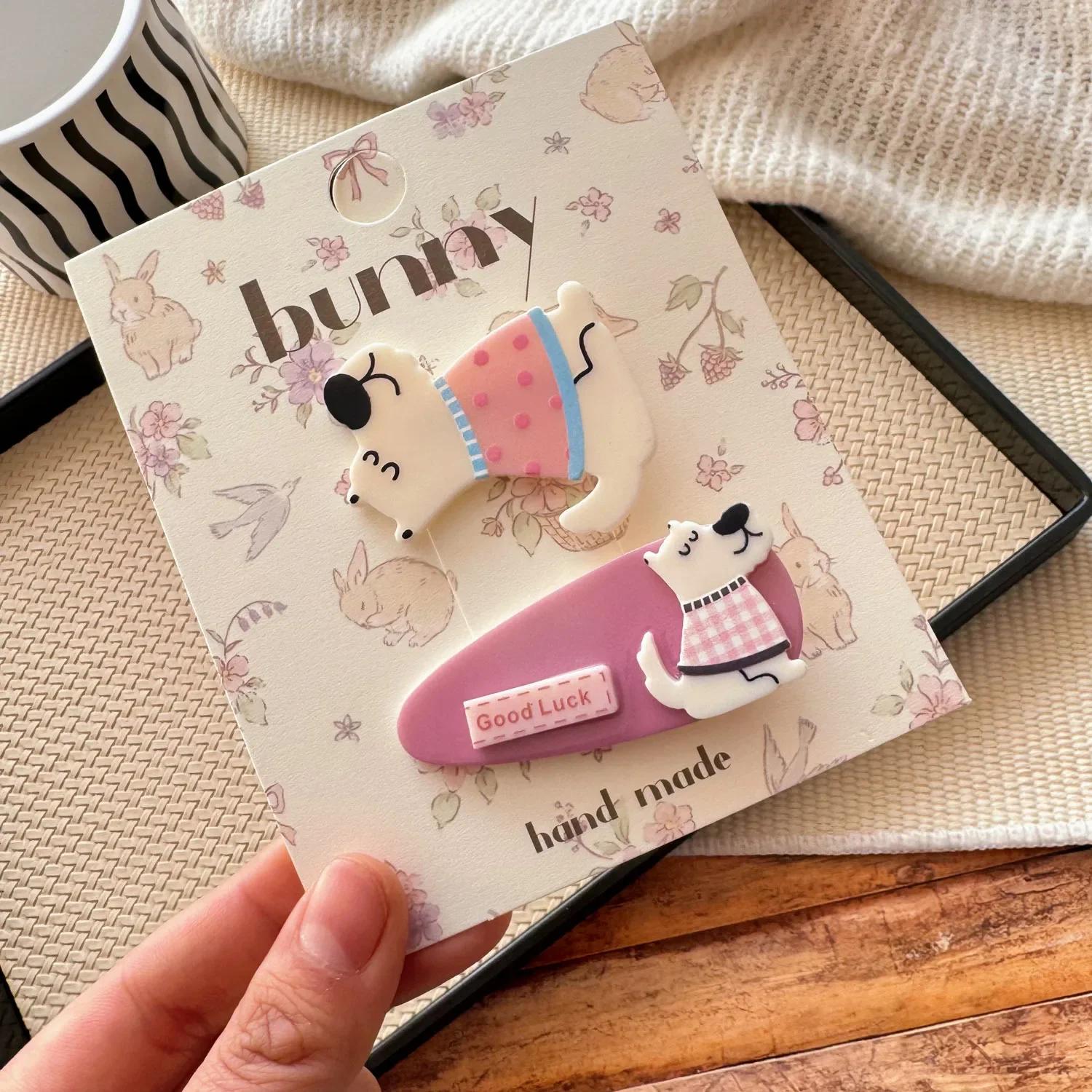 2 шт. заколки для волос с изображением мультяшного кролика для детей, цветные акриловые забавные заколки для волос в виде животных, аксессуары для волос для девочек
2 шт. заколки для волос с изображением мультяшного кролика для детей, цветные акриловые забавные заколки для волос в виде животных, аксессуары для волос для девочек