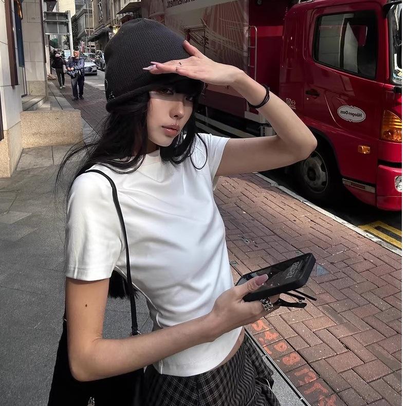 Han Haotian WARDEN EDGE white shoulder T-shirt women s summer slim and thin basic round neck short top 2XL світло-синій колір
Han Haotian WARDEN EDGE white shoulder T-shirt women s summer slim and thin basic round neck short top 2XL світло-синій колір