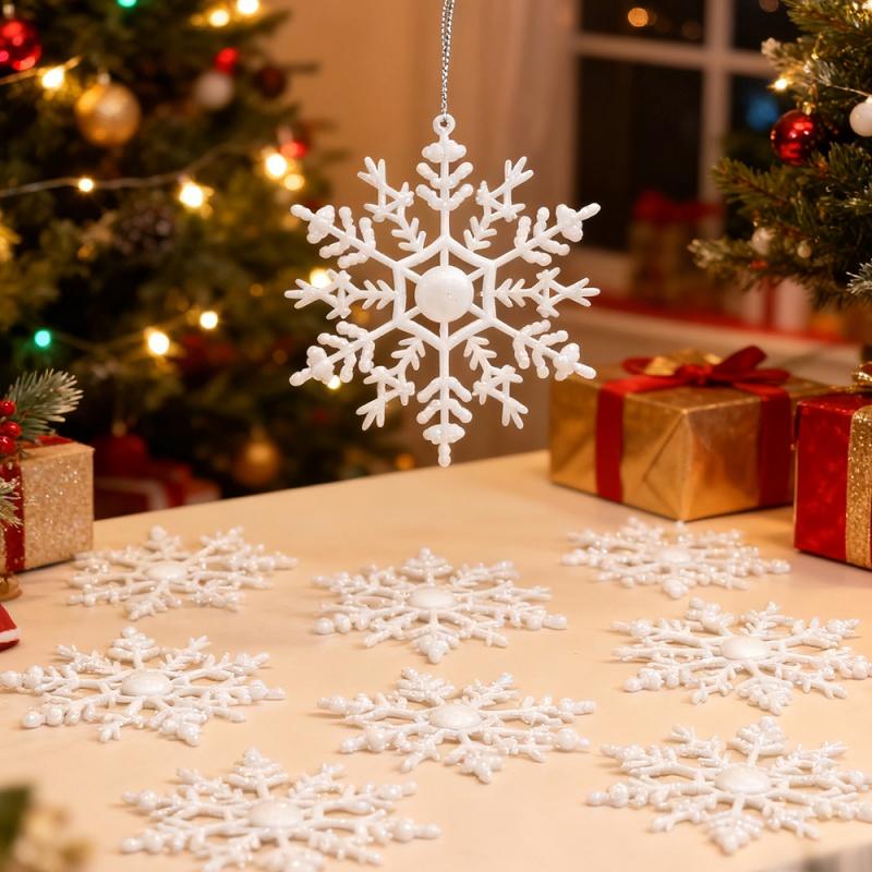 3Pcs/Bsg Christmas Snowflake Decoration For Xmas Tree Hanging Ornament Home Room Decor Winter Navidad New Year 2026 Accessories 3Pcs білий
3Pcs/Bsg Christmas Snowflake Decoration For Xmas Tree Hanging Ornament Home Room Decor Winter Navidad New Year 2026 Accessories 3Pcs білий