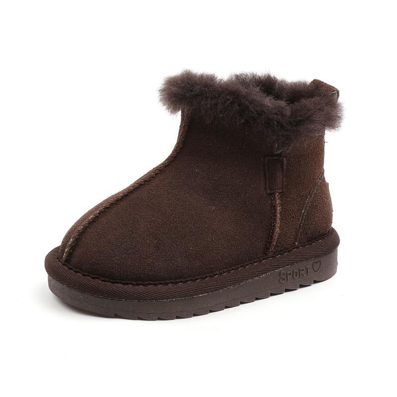 Winter Children Snow Boots Genuine Leather Girls Boots Warm Plush Boy Shoes Kids Boots Baby Toddler Shoes 30 коричневий
Winter Children Snow Boots Genuine Leather Girls Boots Warm Plush Boy Shoes Kids Boots Baby Toddler Shoes 30 коричневий