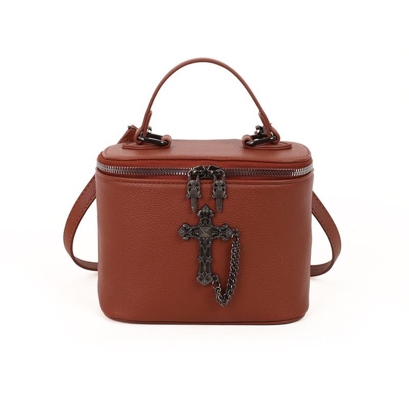 Trend niche personality Spice Girl style cross portable box bag fashionable foreign style simple versatile messenger bag коричневый
Trend niche personality Spice Girl style cross portable box bag fashionable foreign style simple versatile messenger bag коричневый