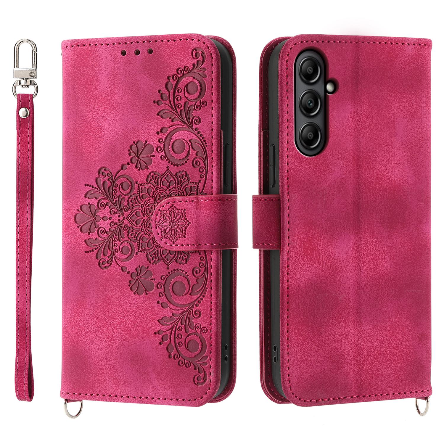 For Samsung Galaxy A25 5G (Global) (161.0 x 76.5 x 8.3mm) Leather Case Stand Wallet with Strap Wine Red
For Samsung Galaxy A25 5G (Global) (161.0 x 76.5 x 8.3mm) Leather Case Stand Wallet with Strap Wine Red