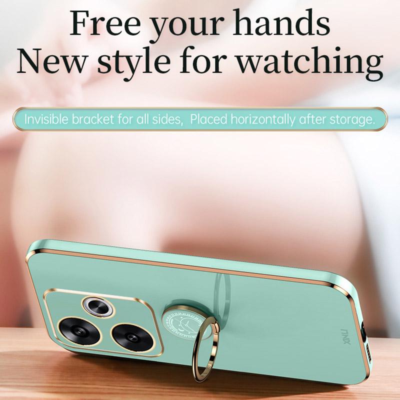 XINLI For Xiaomi Redmi Turbo 3 5G/Poco F6 5G Electroplated Case Soft TPU Cover with Kickstand Pink
XINLI For Xiaomi Redmi Turbo 3 5G/Poco F6 5G Electroplated Case Soft TPU Cover with Kickstand Pink