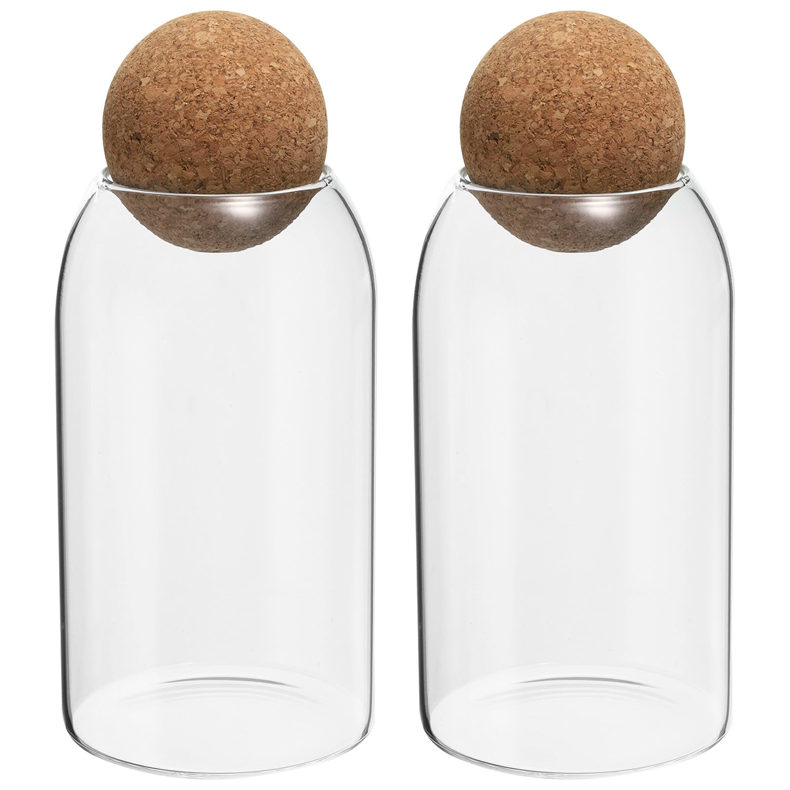 PATIKIL Glass Storage Containers with Ball Cork Set of 2 Kitchen Glass Jars Candy Jars for Nuts Sugar Coffee Beans Decorative Glass Canisters
PATIKIL Glass Storage Containers with Ball Cork Set of 2 Kitchen Glass Jars Candy Jars for Nuts Sugar Coffee Beans Decorative Glass Canisters