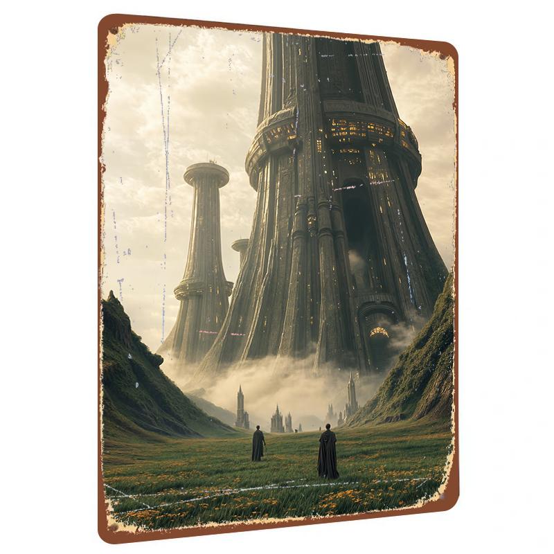Ancient Fantasy Tower Landscape Metal Iron Painting Living RoomWall Art Decorative Mural 20x30cm(7.8x11.8inch)
Ancient Fantasy Tower Landscape Metal Iron Painting Living RoomWall Art Decorative Mural 20x30cm(7.8x11.8inch)