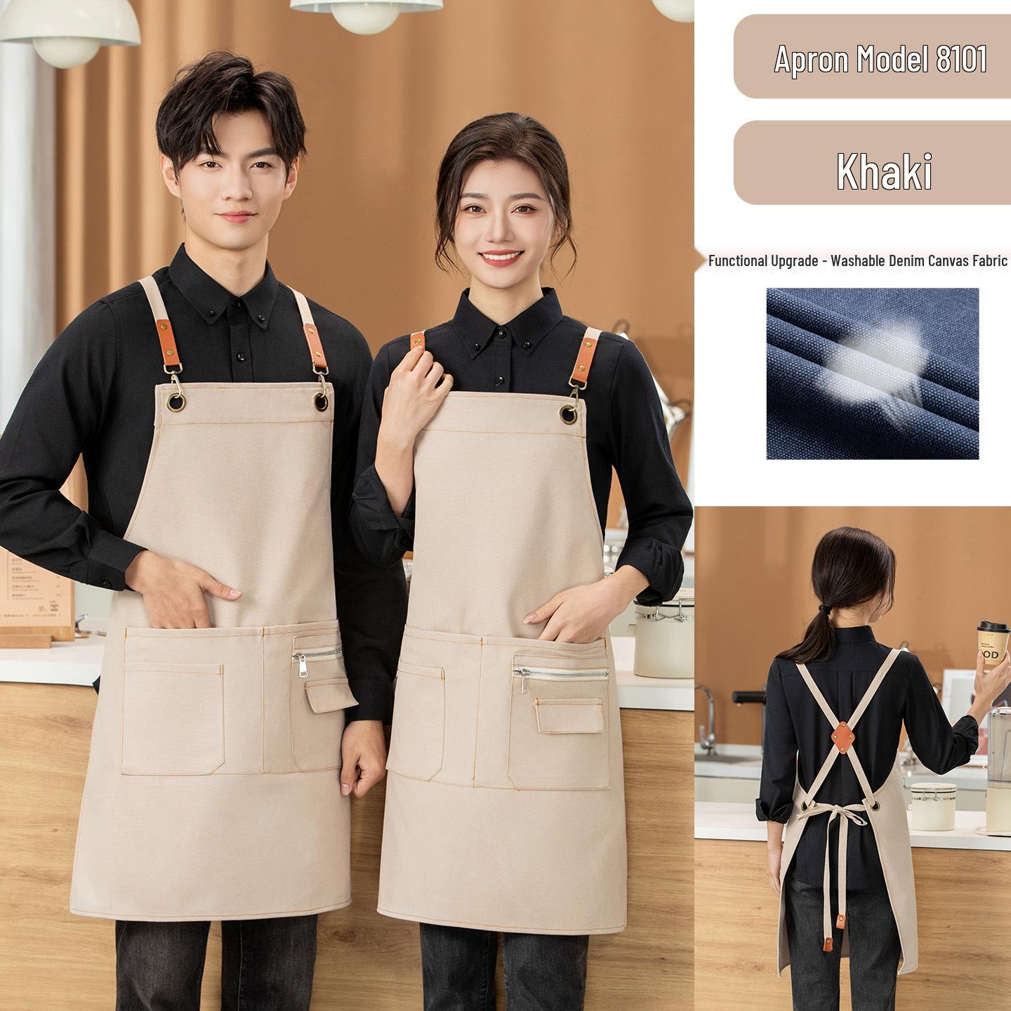 Women s Waterproof Denim Apron with Custom Logo for Nail Art, Baking, Coffee, Milk Tea, and Barber Shops
Women s Waterproof Denim Apron with Custom Logo for Nail Art, Baking, Coffee, Milk Tea, and Barber Shops
