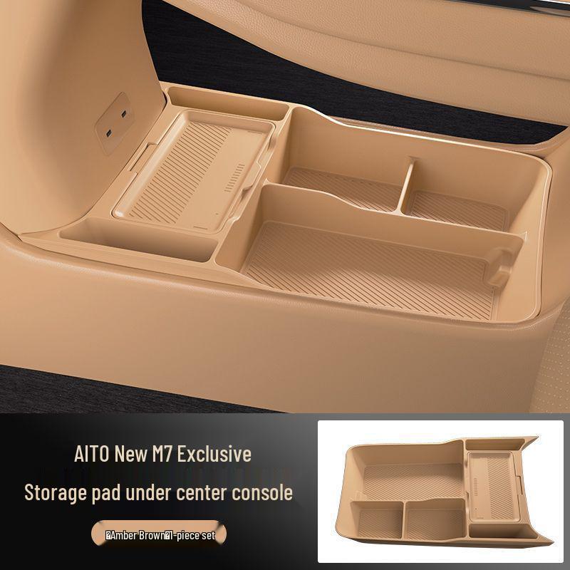 AITO M7 Center Console Lower Storage Box - Car Interior Modification Accessory
AITO M7 Center Console Lower Storage Box - Car Interior Modification Accessory