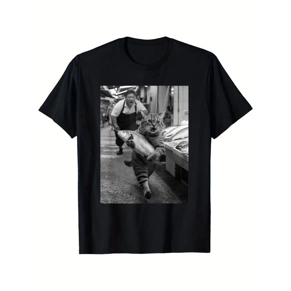 Funny Gangster Black and White Armed Cats Meme Graphic T Shirts Men Women Vintage Fashion Cotton Short Sleeve T-shirt S
Funny Gangster Black and White Armed Cats Meme Graphic T Shirts Men Women Vintage Fashion Cotton Short Sleeve T-shirt S