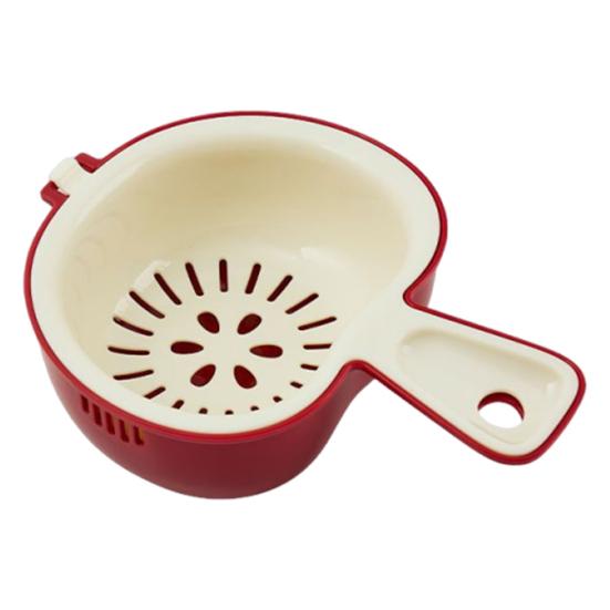 Drain Basket Double Layer with Locking Design Structure Strainer Easy Draining Compact Fruit Strainer for Blueberries Grapes Cherry Tomatoes красный
Drain Basket Double Layer with Locking Design Structure Strainer Easy Draining Compact Fruit Strainer for Blueberries Grapes Cherry Tomatoes красный
