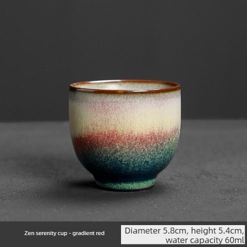 Rainbow ceramic tea cup, simple zhan tea bowl, coarse pottery tea set, Japanese home and office tea ceremony, kung fu tea set 60-150ml
Rainbow ceramic tea cup, simple zhan tea bowl, coarse pottery tea set, Japanese home and office tea ceremony, kung fu tea set 60-150ml