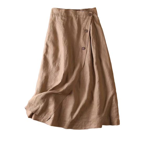 Женская юбка-миди, сплошной цвет, большой подол, эластичная талия, декор на пуговицах трапециевидной формы, уличная одежда с высокой талией, женская летняя юбка, женская одежда M хаки
Женская юбка-миди, сплошной цвет, большой подол, эластичная талия, декор на пуговицах трапециевидной формы, уличная одежда с высокой талией, женская летняя юбка, женская одежда M хаки