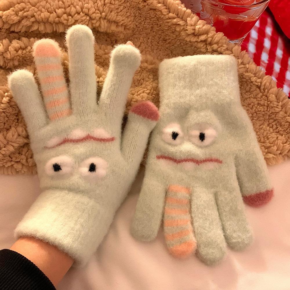 Thickened Warm Gloves Cartoon Five Finger Gloves Cute Plush Winter Gloves Women Girls зелёный
Thickened Warm Gloves Cartoon Five Finger Gloves Cute Plush Winter Gloves Women Girls зелёный