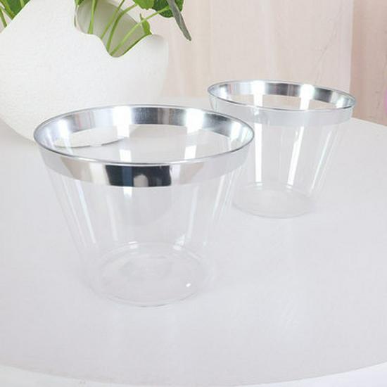 9oz 270ml Rose Gold Rim Disposable Plastic Cup for Hot Beverages, Juice, or Ice Cream
9oz 270ml Rose Gold Rim Disposable Plastic Cup for Hot Beverages, Juice, or Ice Cream
