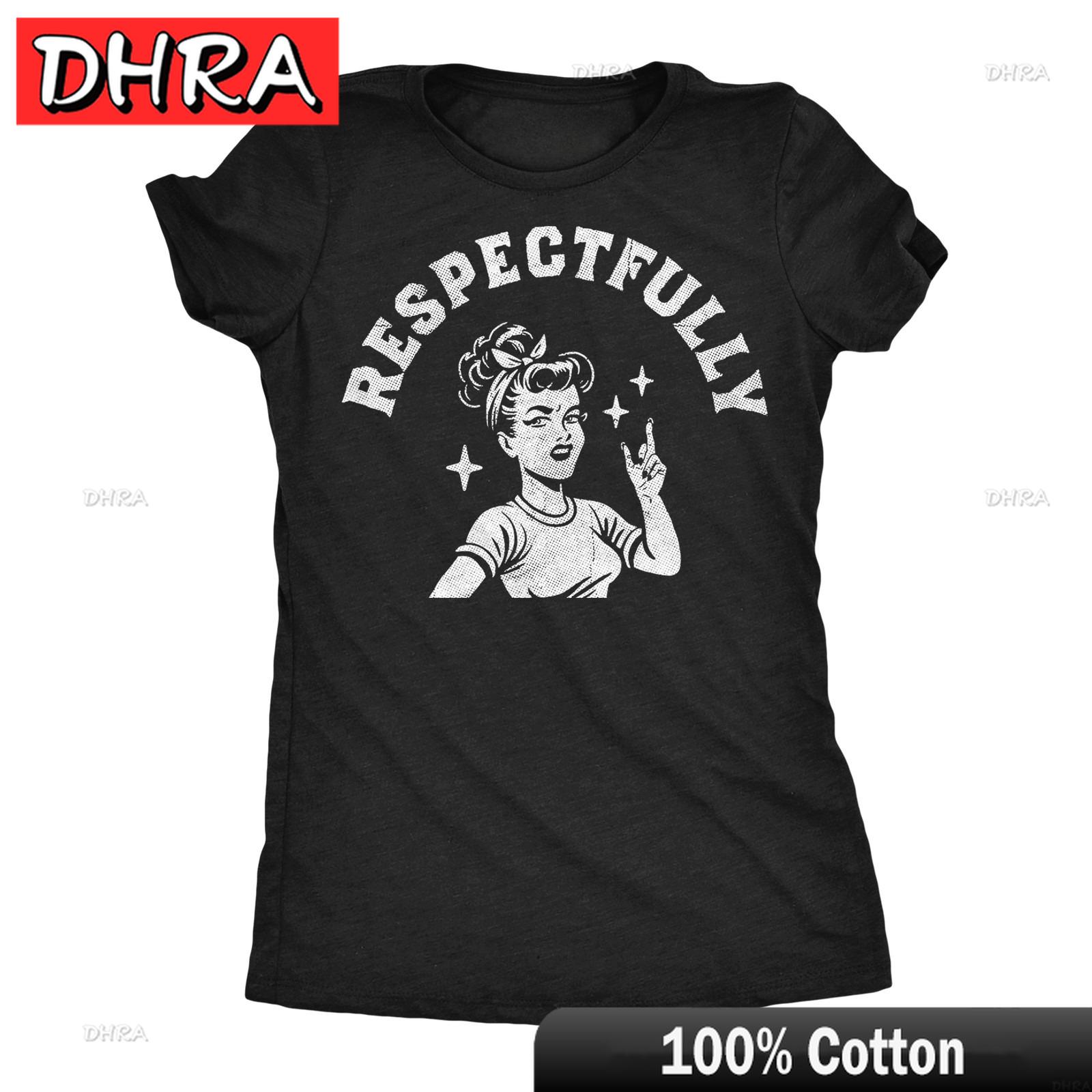 Womens Funny T Shirts Repectfully Retro Sarcastic Middle Finger Graphic Novelty Mujer for Travel Chill Crew Neck Tee Gothic S
Womens Funny T Shirts Repectfully Retro Sarcastic Middle Finger Graphic Novelty Mujer for Travel Chill Crew Neck Tee Gothic S